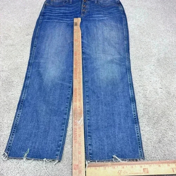 J.Crew Jeans Vintage Straight Blue 4 Button Fly Pockets Women’s Size 30 - Picture 3 of 13